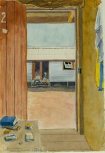 Episode Two watercolour, tatura camp australian, 1940